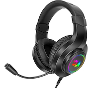 REDRAGON H260 HYLAS BLACK AURICULAR GAMER RGB CON MIC