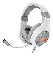 AURICULAR GAMER RGB CON MIC REDRAGON H260 HYLAS WHITE