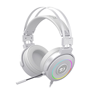 REDRAGON H320 LAMINA 2 WHITE AURICULAR GAMER RGB CON MICCROFONO