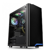 THERMALTAKE H100 TG NEGRO GABINETE GAMER VIDRIO TEMPLADO X1 FAN MID-TOWER
