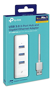 TP-LINK UE330 ADAPTADOR USB 3.0 A RJ45 3-PORT HUB