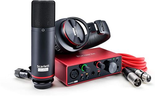 FOCUSRITE Scarlett Solo Studio PACK (3ra Generación) PHANTOM