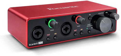 FOCUSRITE Scarlett 2i2 (3ra Generación)