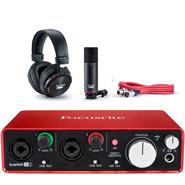 FOCUSRITE Scarlett 2i2 Studio (3ra Generación) PHANTOM
