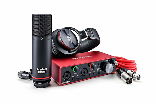 FOCUSRITE Scarlett 2i2 Studio (3ra Generación) PHANTOM