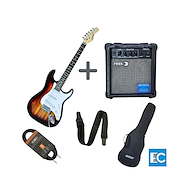 KANSAS COMBO STRATOCASTER + AMPLIFICADOR