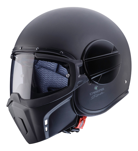 Casco Moto Caberg Ghost Abierto Negro Mate Pinlock - $ 501.000 - CicloFox  Motos