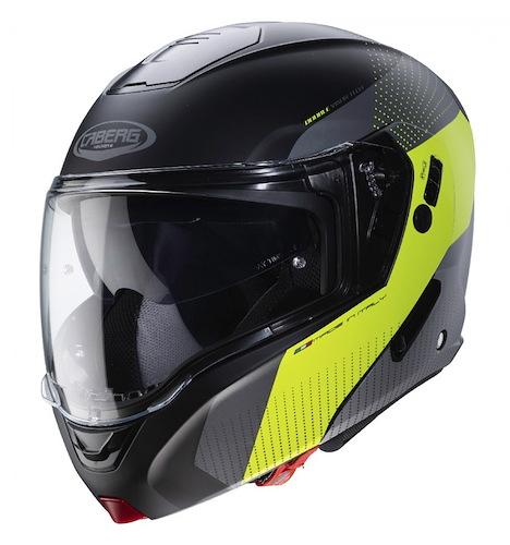 Casco Moto Caberg Horus Scout Matt Black/ye/fl - $ 480.000