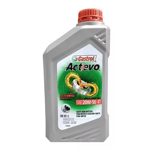 Aceite Castrol Actevo 20w50 4t Semisintetico Cajax - $ 170.880