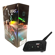 Intercomunicador V6 Pro Ejeas Bluetooth Moto - $ 49.267