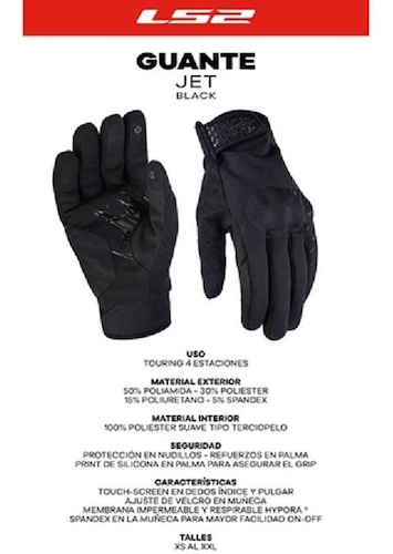 Guantes Moto Invierno Proteccion Nto Ls2 Windbreak - $ 79.210 - CicloFox  Motos