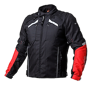 Campera Moto Cordura Hombre Ls2 Serra Negro Rojo P