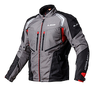 Campera Moto Cordura Gallant Gris Protecciones Ls2