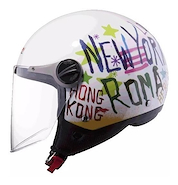 Casco Abierto Ls2 City 560 Blanco Moto C/visor Cic