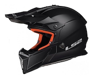 Casco Ls2 Mx 437 Fast Negro Mate Motocross Ciclofo