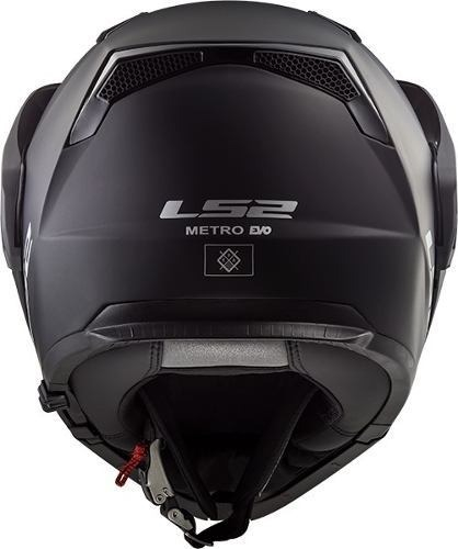 Casco Moto Rebatible Ls2 324 Metro Evo Solid Negro - $ 190.900 - CicloFox  Motos
