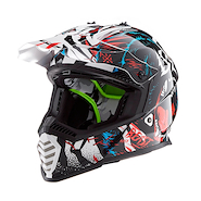 Casco Ls2 Mx 437 Fast beast Motocross enduro ciclo