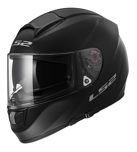 Casco Ls2 Integral Ff 397 Vector Matt Black Doble - $ 382.660