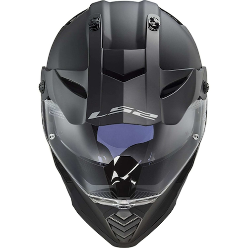 Casco Moto Ls2 Mx436 Pioneer Evo Negro Mate - $ 330.750