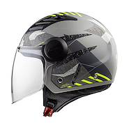 Casco Moto Abierto Ls2 562 Airflow Camo Gris Amari