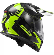 Casco Ls2 436 Pioneer Trigger Negro Amarillo