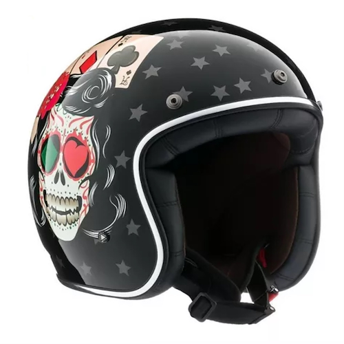 Ls2 583 Bobber Tatto Naipes Ciclofox TALLE L - $ 180.900