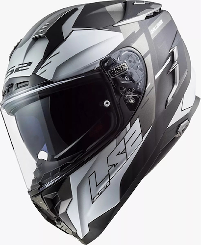 Casco Moto Integral Ls2 327 Allert Incluye Pinlock - $ 522.144