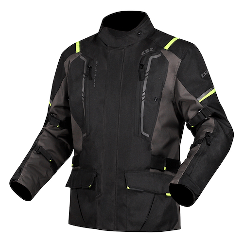 Campera LS2 Narvik Hombre Amarillo Negro - $ 457.142