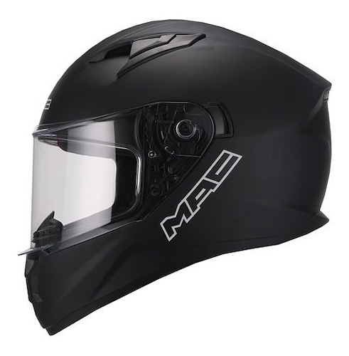 Casco Moto Integral Mac Speed Negro Mate Ls2 - $ 123.550