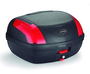 Baul Moto Portaequipaje Mac 46 Lts P 2 Cascos Negr