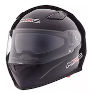 Casco Moto Mac Gravity Solid Gloss Black - $ 113.990