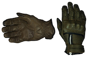 Guantes Cuero Zip Marrón CICLOFOX