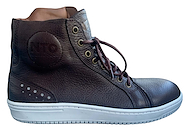 Bota Moto Urbana Nto Macao Cuero Marrones