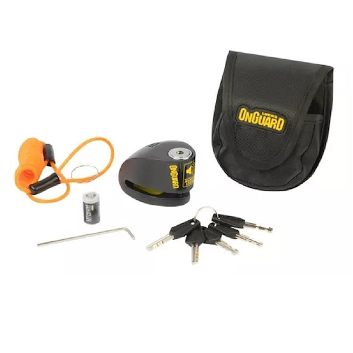traba disco On guard 8256  c/ funda y cable record - $ 158.750
