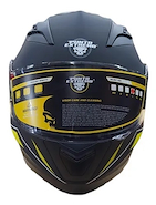 Casco Rebatible Punto Extremo Xr 650 Neg/Amarillo