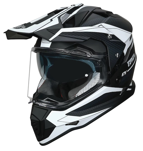 Casco Para Moto Cross Con Visor 632 Punto Extremo - $ 182.000