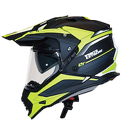 Casco Para Moto Cross Con Visor 632 Punto Extremo