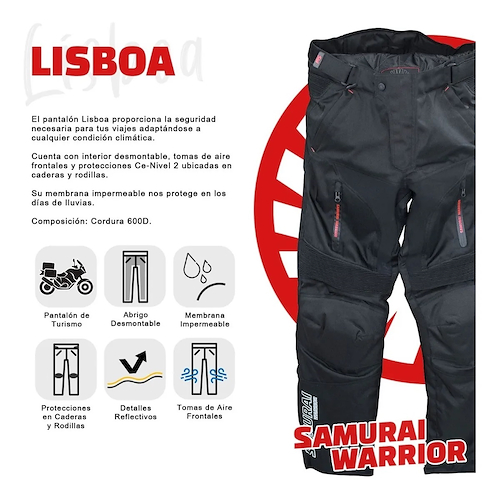 Pantalon Moto Cordura Hombre Ls2 Chart Negro Prote - $ 328.460 - CicloFox  Motos