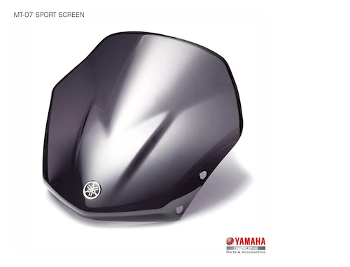 Parabrisas Sport Oscuro Yamaha Mt-07 Origina - $ 263.764