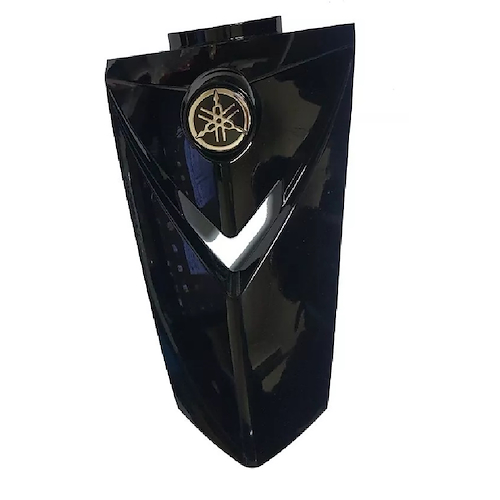 Pechera Frente negra sin logo Yamaha New Crypton - $ 27.900