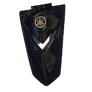 Pechera Frente negra sin logo Yamaha New Crypton