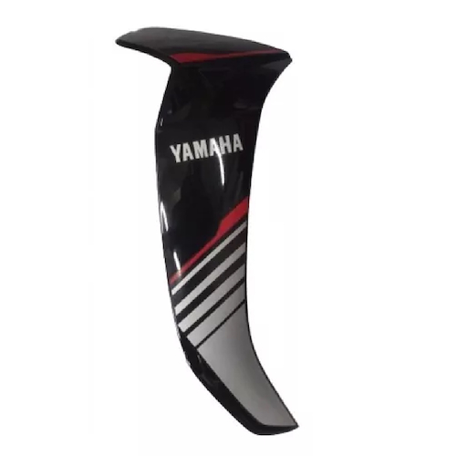Cubre Piernas Yamaha New Crypton Negro Rojo Dere - $ 135.000