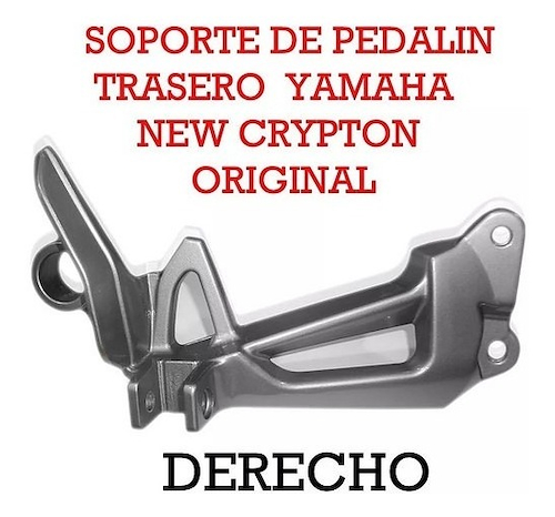 Soporte Pedalin Trasero Der Original Yamaha New Cr - $ 58.533