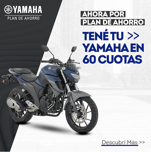 Plan de Ahorro Yamaha FZ25 disco 0km - $ 188.000