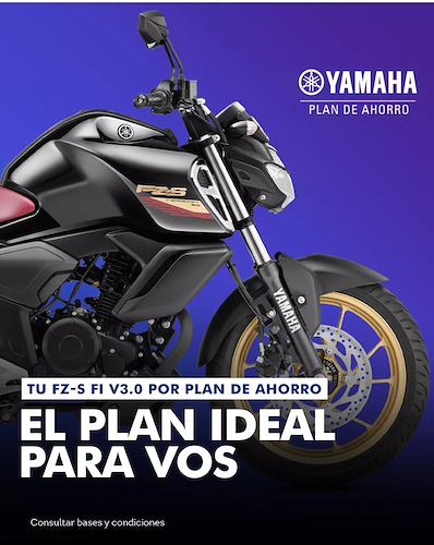 Plan de Ahorro Yamaha FZ V3.0 0km - $ 125.861