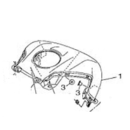 Cacha Tanque Yamaha Mt 03 azul