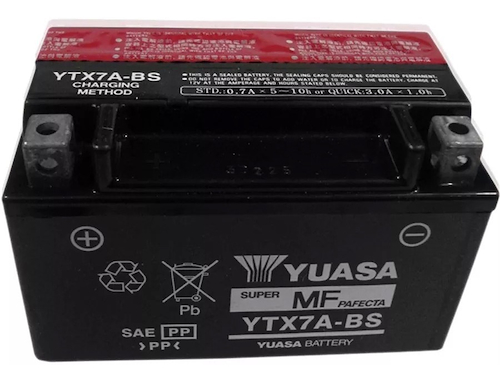 Bateria Yuasa Ytx7a Bs Bk Rx 150 Scooter 125 Ciclo - $ 65.106