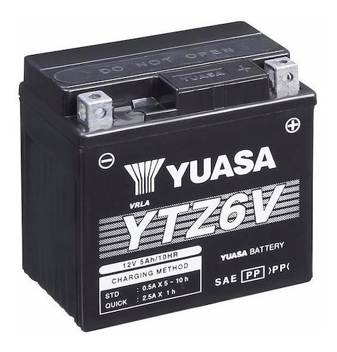 Bateria Yuasa Ytz6v = Ytx5l-bs Gel Yamaha Fz16 Fi - $ 54.291