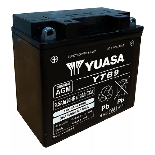 Bateria Yuasa YTB9 = 12N94B1 Ciclofox - $ 90.764