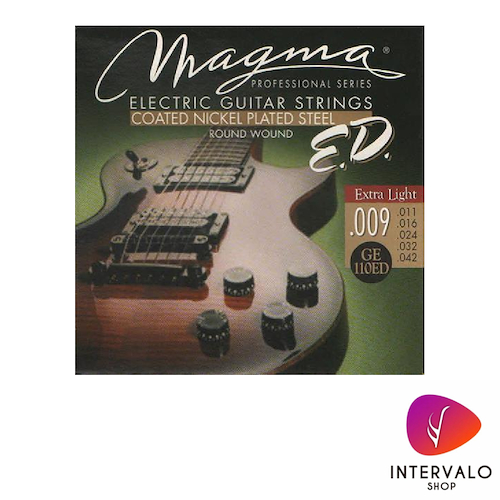MAGMA Set Strings Magma Guit-Elec E.D. Coated .009 Ex Li